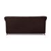 Sofá 3 Lugares Abruzzo Suede Café 200 cm