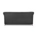 Sofá 3 Lugares Abruzzo Suede Cinza 220 cm