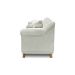 Sofá 3 Lugares Abruzzo Veludo Prata 180 cm
