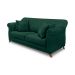 Sofá 3 Lugares Abruzzo Veludo Verde 180 cm