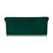 Sofá 3 Lugares Abruzzo Veludo Verde 180 cm