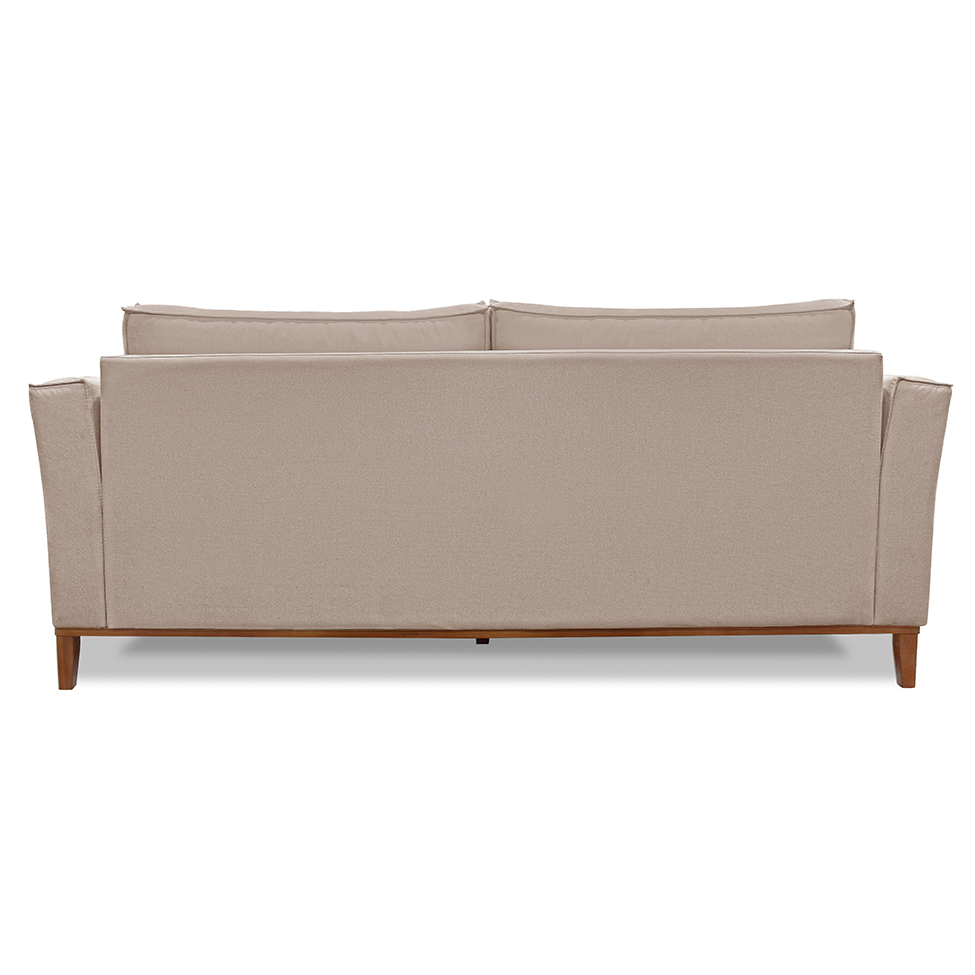 Sofá 3 Lugares Potenza Linho Areia 230 cm
