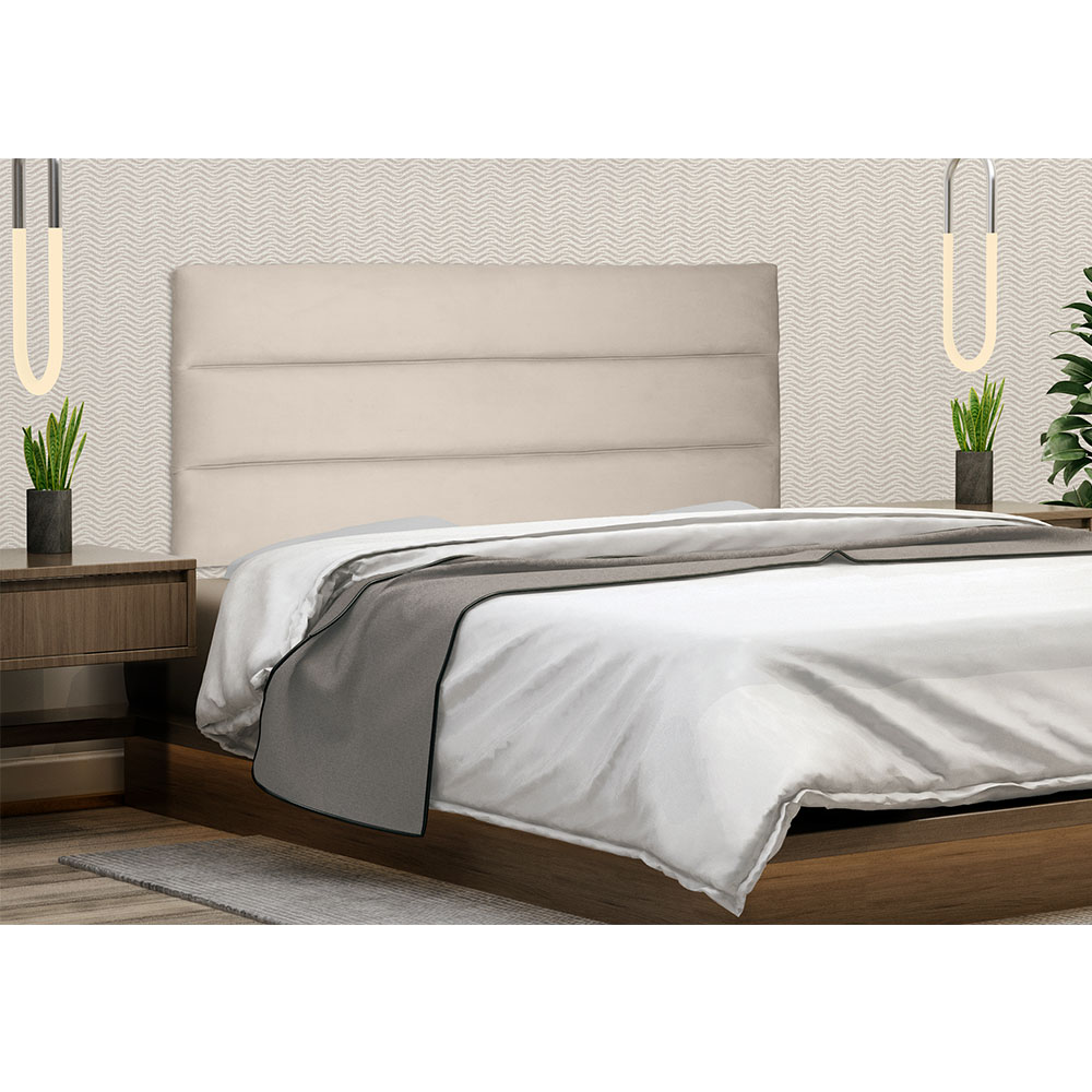 Painel Cabeceira Livia Cama Box Queen 160cm Suede - SSX Multicoisas