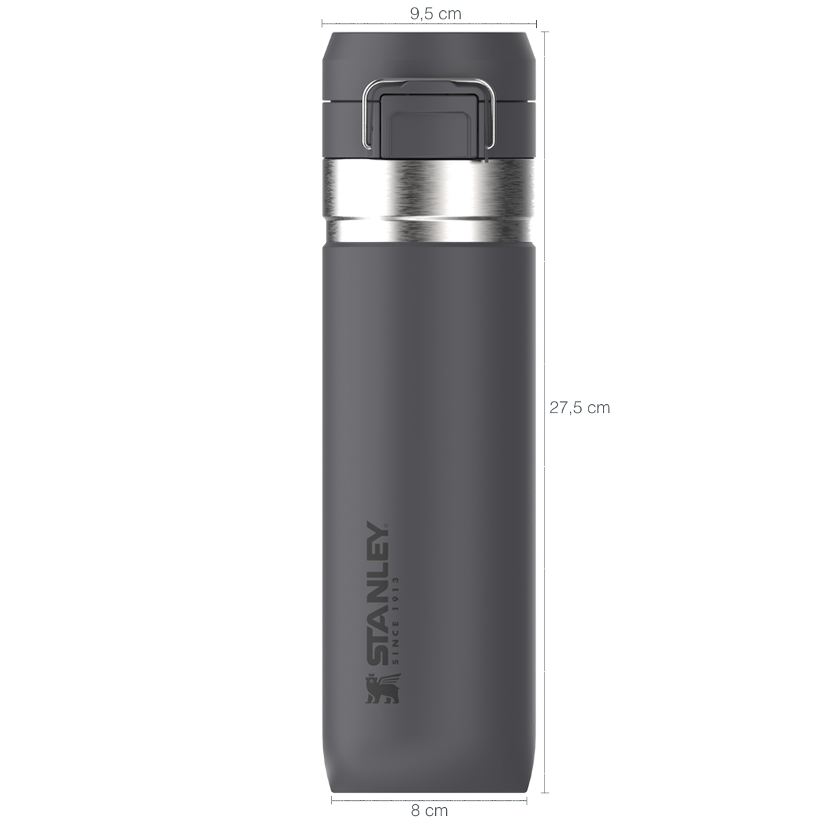 Garrafa Térmica Quick Flip 710ml Lagoon Da Stanley Cinza