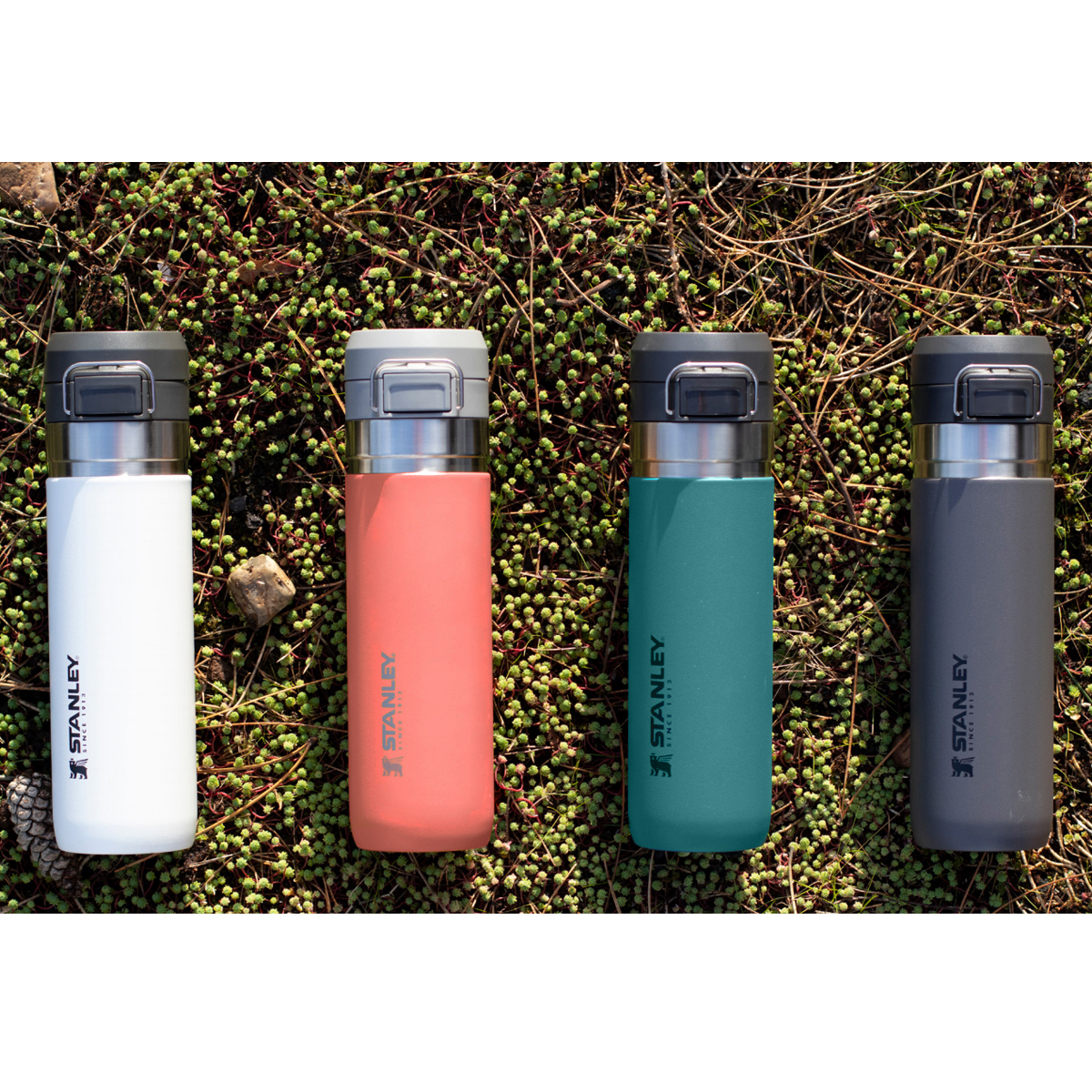 Garrafa Térmica Quick Flip 710ml Lagoon Da Stanley Verde