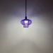 Luminária Pendente de Teto Trançado Artesanal Roxo - Blade