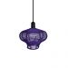 Luminária Pendente de Teto Trançado Artesanal Roxo - Blade