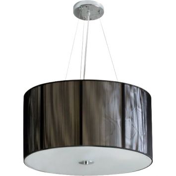 Lustre Master Paramount Cúpula Preta   110V