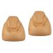 Kit 2 Puffs Fofão Pop Mostarda - Stay Puff