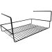 Cesto Aramado Prateleira 43cm Grande Organizador De Encaixe Preto