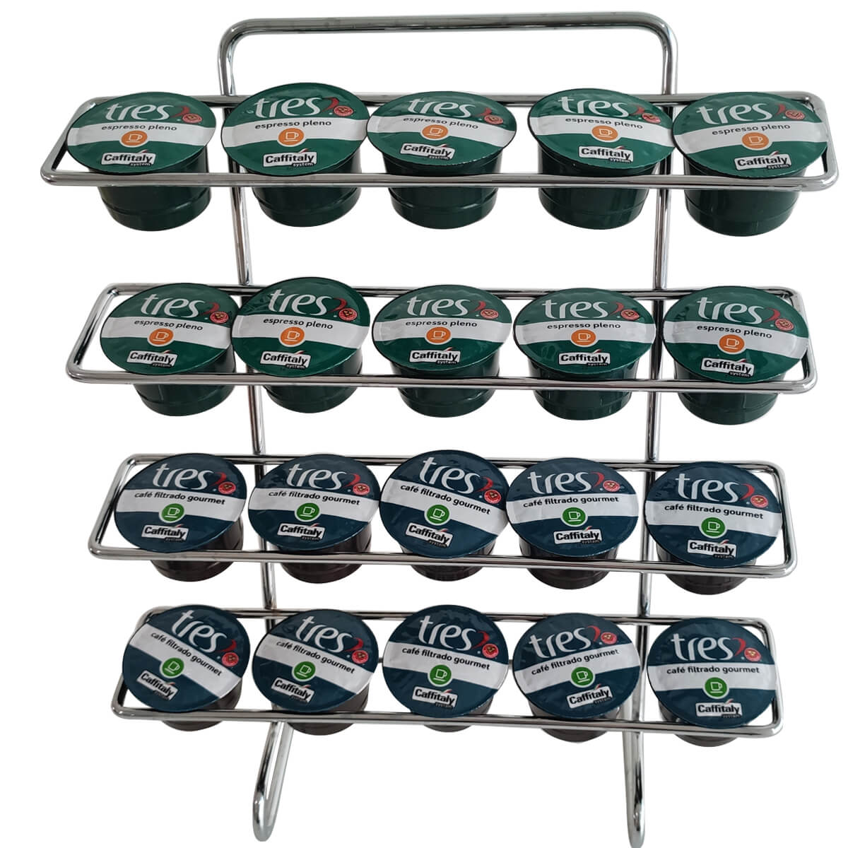 Porta Cápsulas Suporte para Cápsulas de Café Organizador Três Corações