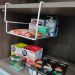 Prateleira De Encaixe 24cm Organizador Cesto Pequeno Aramado Branco