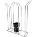 Suporte Copo Descartável 50 80ml e 180 200ml Porta Copos Colheres Cafe Organizador Preto