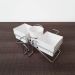 Suporte Porta Sachês Açúcar Mexedor Adoçante Chás Organizador para Mesa do Café Branco