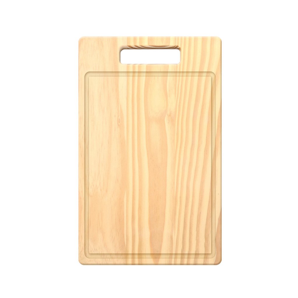 Tábua de Carne de Madeira Pinus com Pegador- Stolf 35x21
