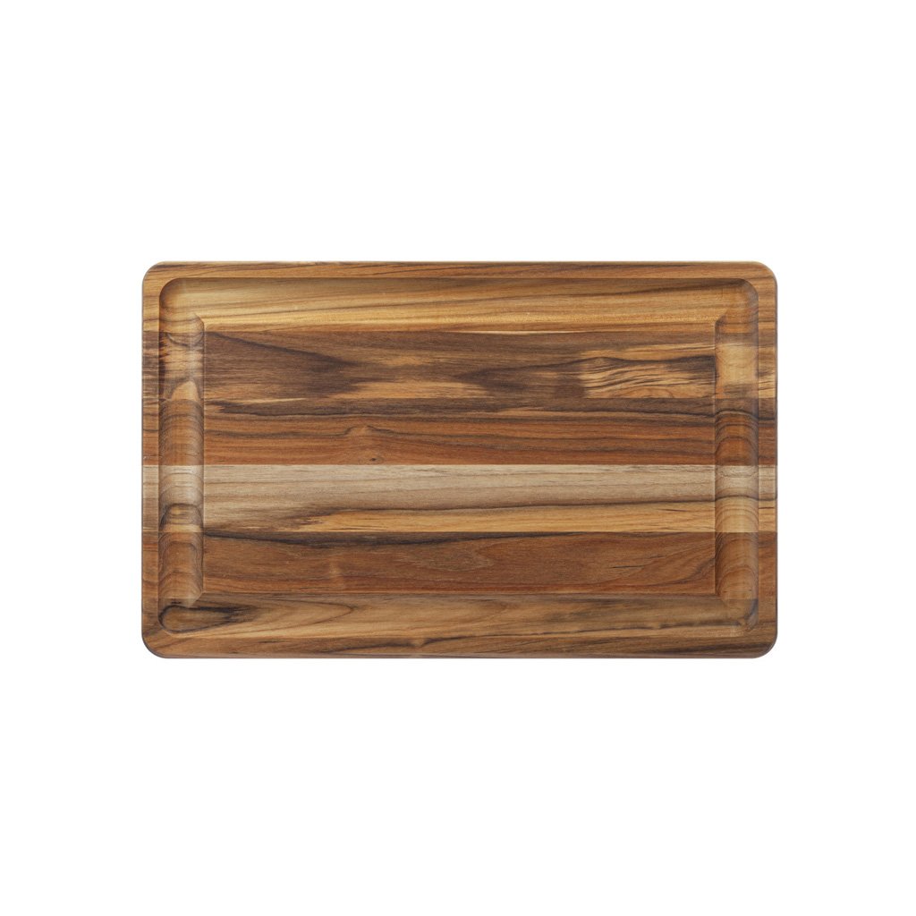 Tábua de Carne de Madeira para Churrasco com Canaleta - Stolf 48x30