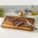 Tábua de Carne de Madeira para Churrasco com Canaleta - Stolf 48x30
