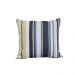 Almofada Decore Azul Escuro Listrado 40x40 com aba Têxtil Lar