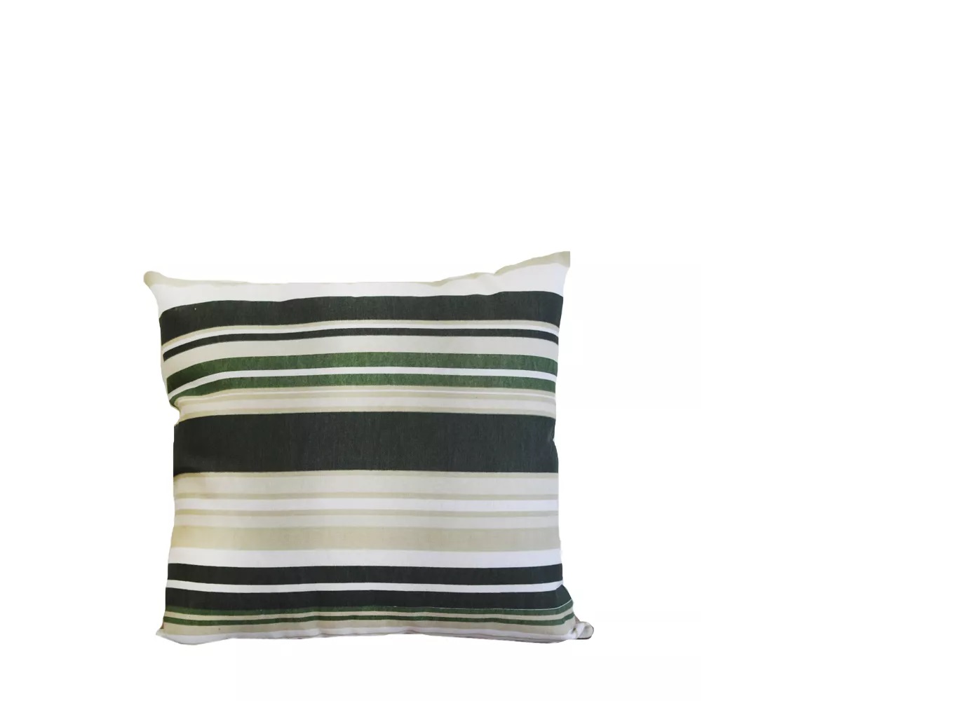 Almofada Decore Musgo Listrado 40x40 com aba Têxtil Lar