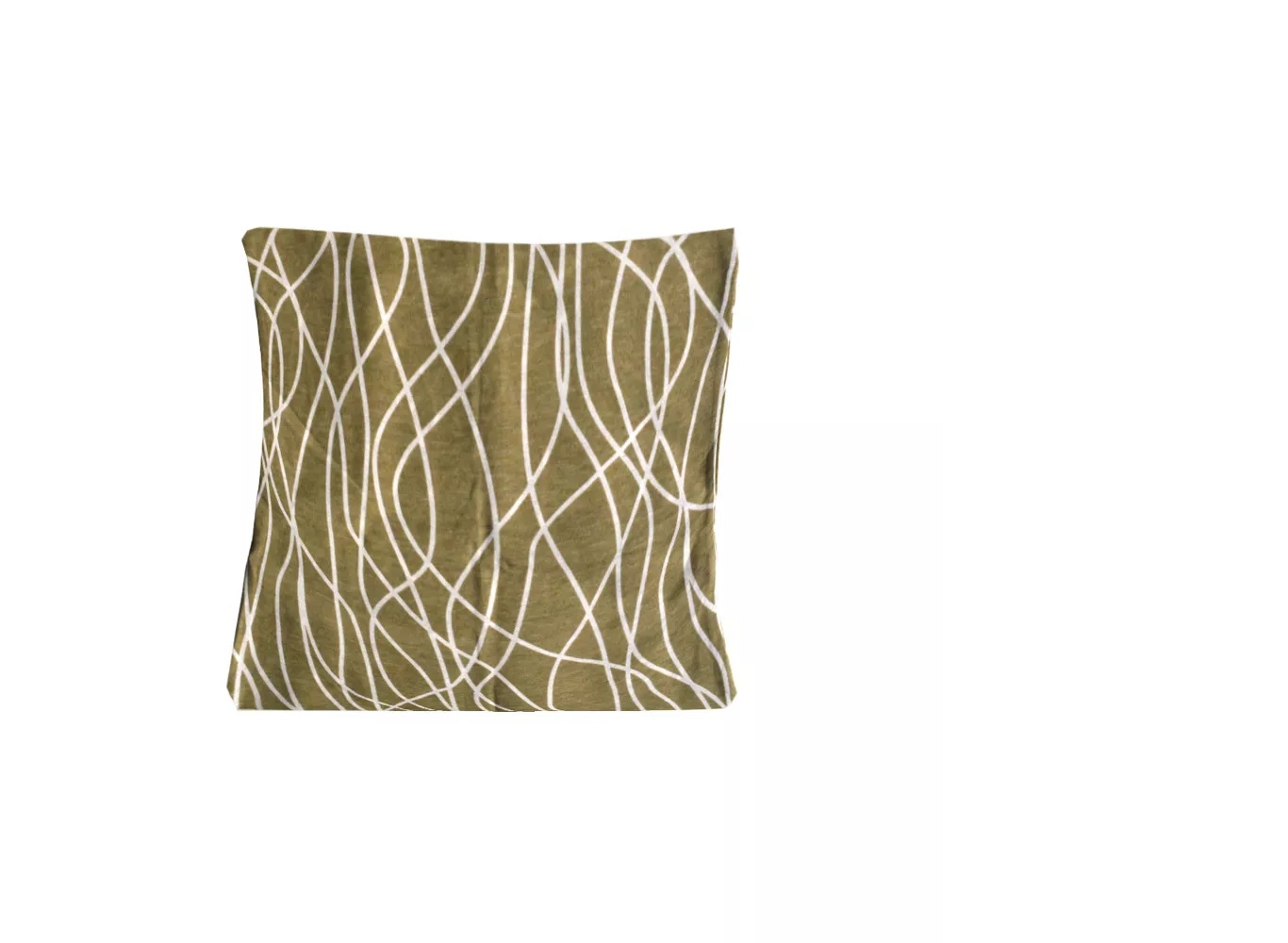 Almofada Decore Verde Estampado 40x40 com aba Têxtil Lar