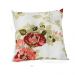 Almofada Decore Vermelho Estampado 50x50 sem aba Têxtil Lar