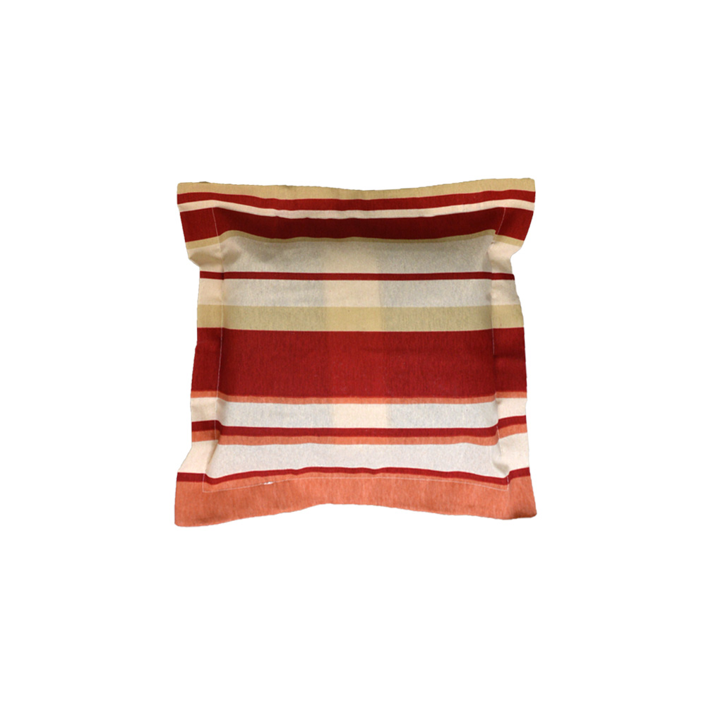 Capa de Almofada Decore Vermelho Listrada 1 peça