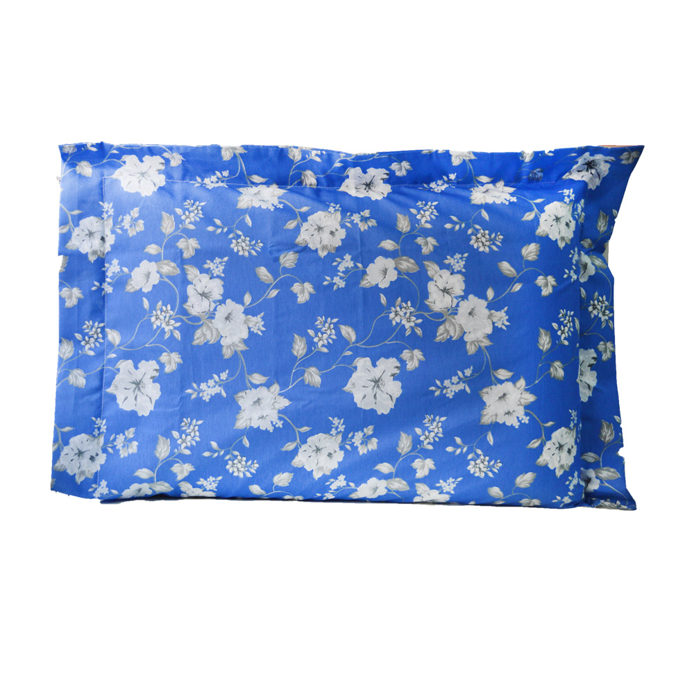 Fronha Avulsa 180 fios Innovare Azul Floral 1 peça Textil Lar