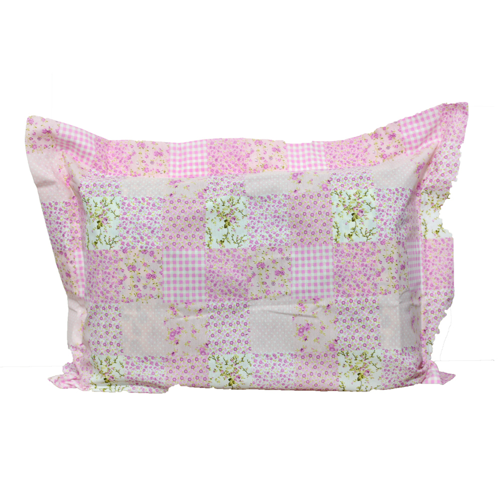 Fronha Avulsa 180 fios Innovare Patchwork Rosa 1 peça