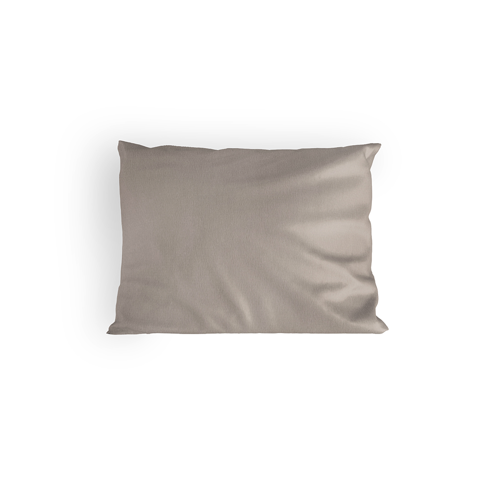 Fronha Avulsa 180 fios lisa com aba Innovare Cinza Claro Textil Lar