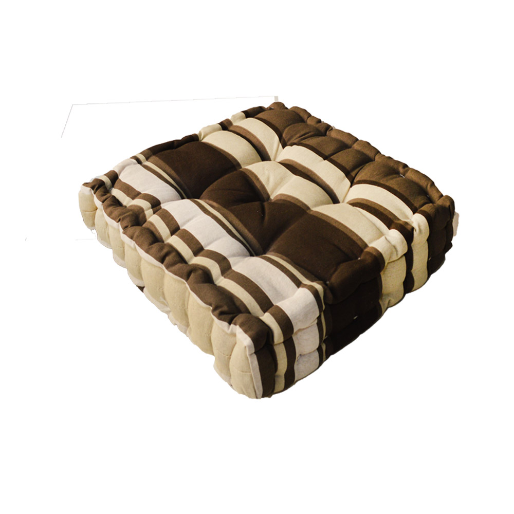 Futton Alto Decore Tabaco Listrado Peça Unica Textil Lar