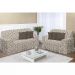 Kit Capa de Sofá 2 e 3 lugares Decore Marrom 2 peças Textil Lar