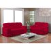 Kit Capa de Sofá 25 elásticos 2 e 3 lugares Gel Prime Vermelho 2 peças