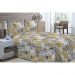 Kit Colcha Piquet Favo Queen Top Confort Dijon 3 peças Textil Lar