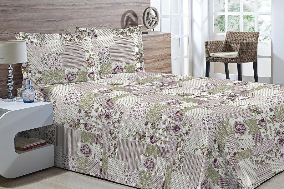 Kit Colcha Piquet Favo Queen Top Confort Orleans 3 peças Textil Lar