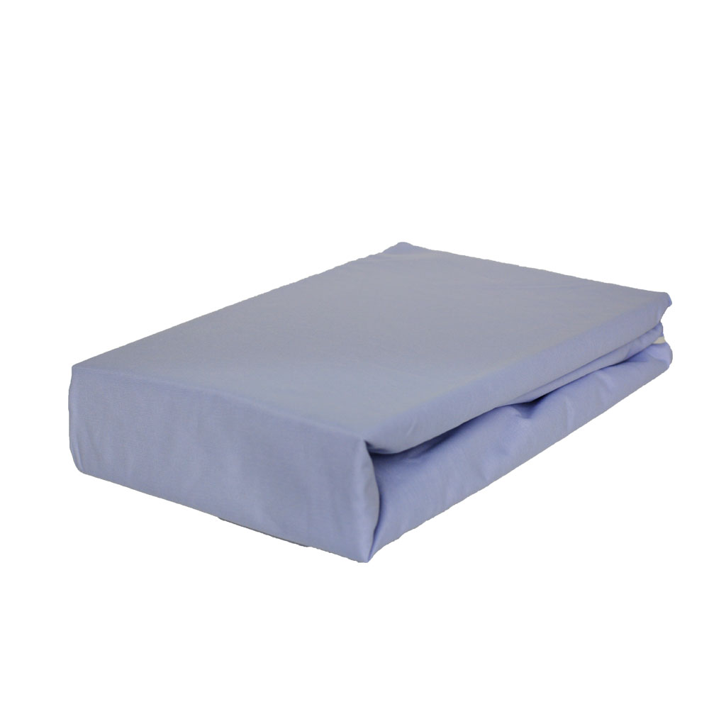 Lençol Avulso com elástico Queen 180 fios Innovare Azul Piscina 1 peça Textil Lar