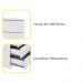 Cômoda Premium Branco 5 Gavetas Móveis Tcil