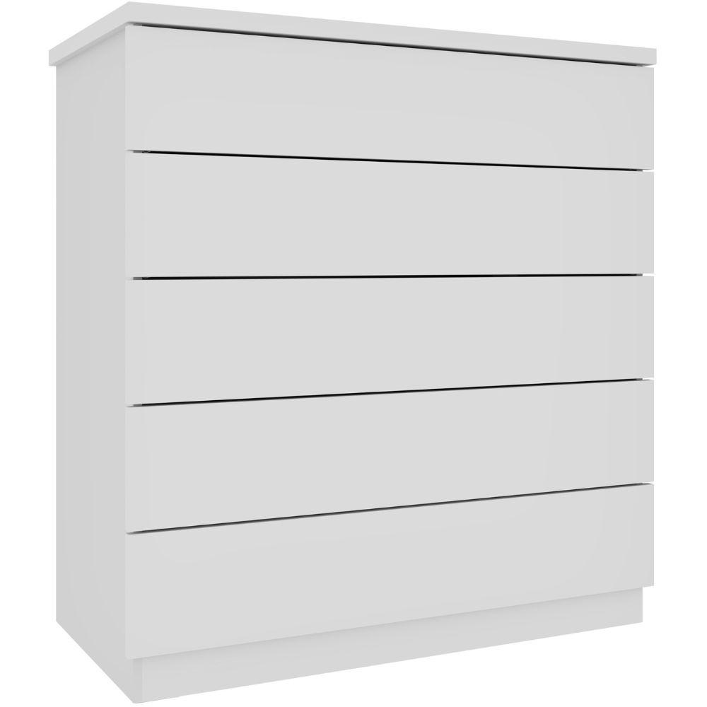 Cômoda Premium Neve 5 Gavetas Móveis Tcil