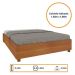 Cama Box Mônaco Casal Queen TCIL Cinamomo