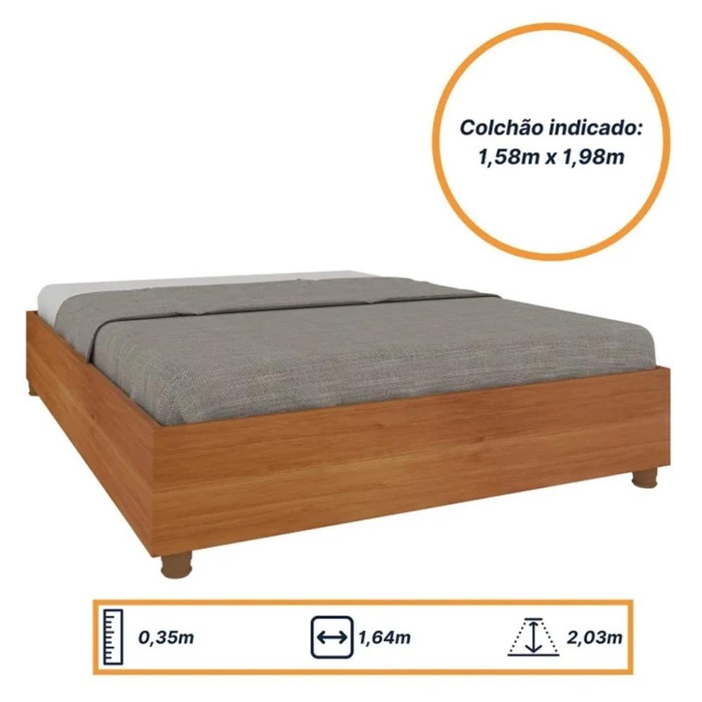 Cama Box Mônaco Casal Queen TCIL Cinamomo