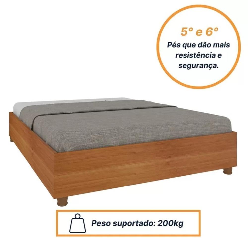 Cama Box Mônaco Casal Queen TCIL Cinamomo