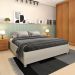 Cama Box Mônaco Casal Queen TCIL Off White