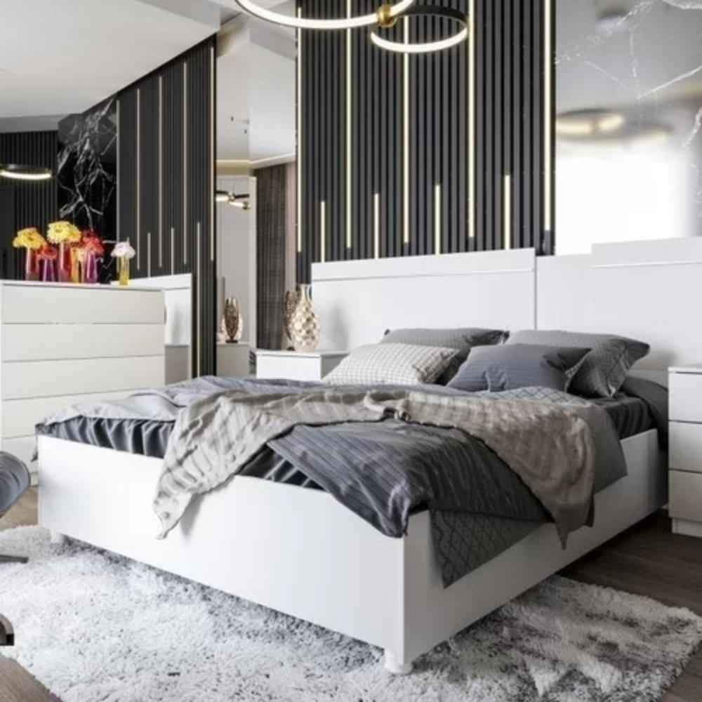 Cama Box Mônaco Casal TCIL Branco