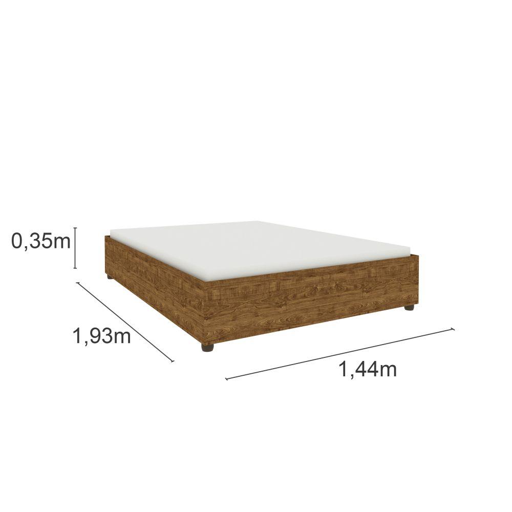 Cama Box Mônaco Casal TCIL Cinamono
