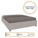 Cama Box Mônaco Casal TCIL Off White