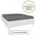 Cama Box Queen Mônaco Neve Móveis Tcil