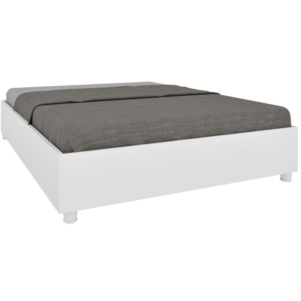 Cama Box Queen Mônaco Neve Móveis Tcil