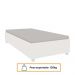 Cama Box Solteiro Mônaco Branco Móveis Tcil