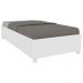 Cama Box Solteiro Mônaco Branco Móveis Tcil