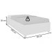 Cama Box Solteiro Mônaco Branco Móveis Tcil