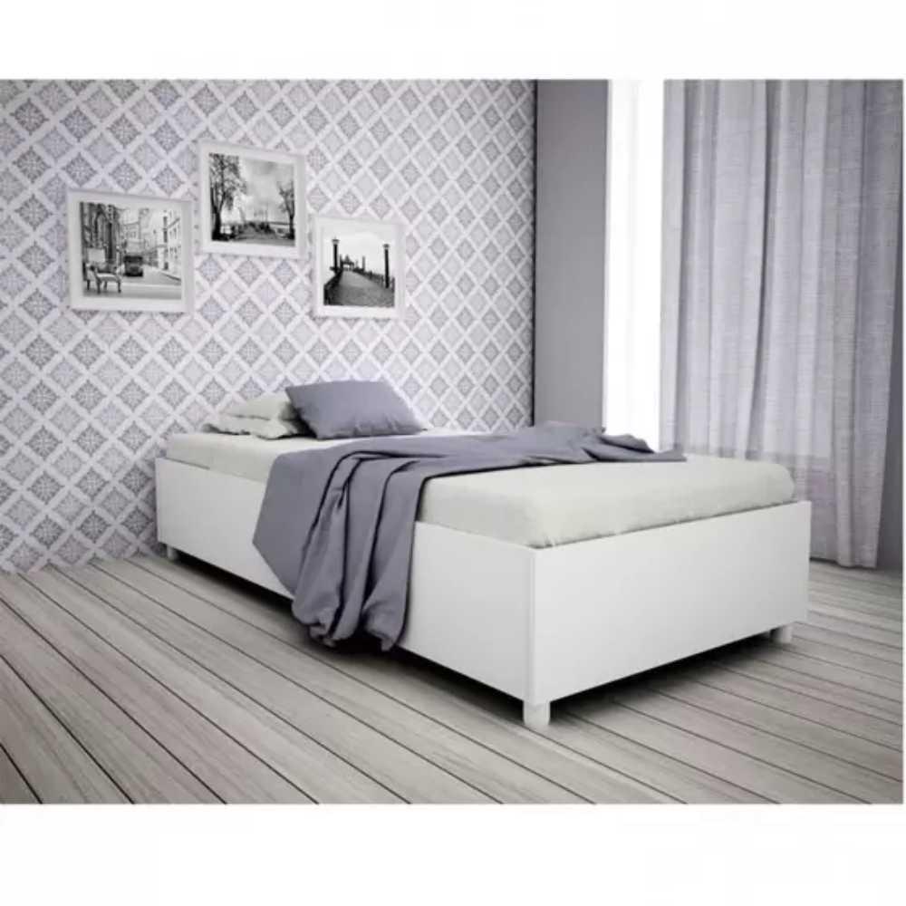 Cama Box Solteiro Mônaco Neve Móveis Tcil